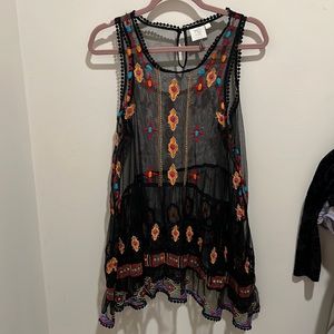 Free people chiffon top